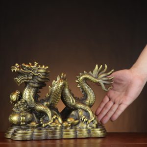 Brass Dragon Ornament