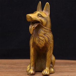 Copper Fortune Dog